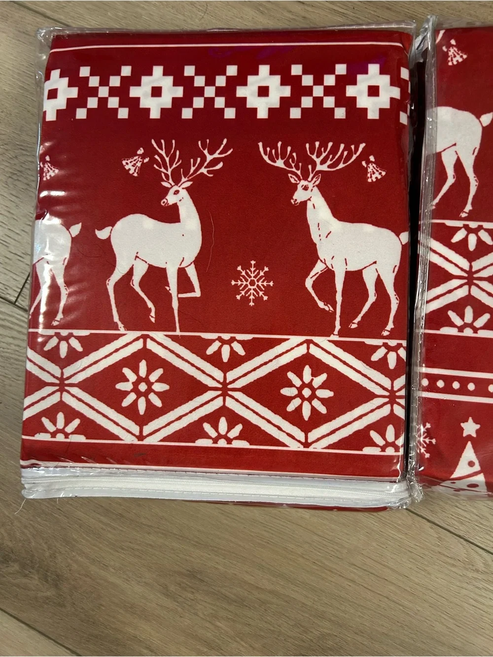 Window Curtain - Red 52x84 holiday set of 2